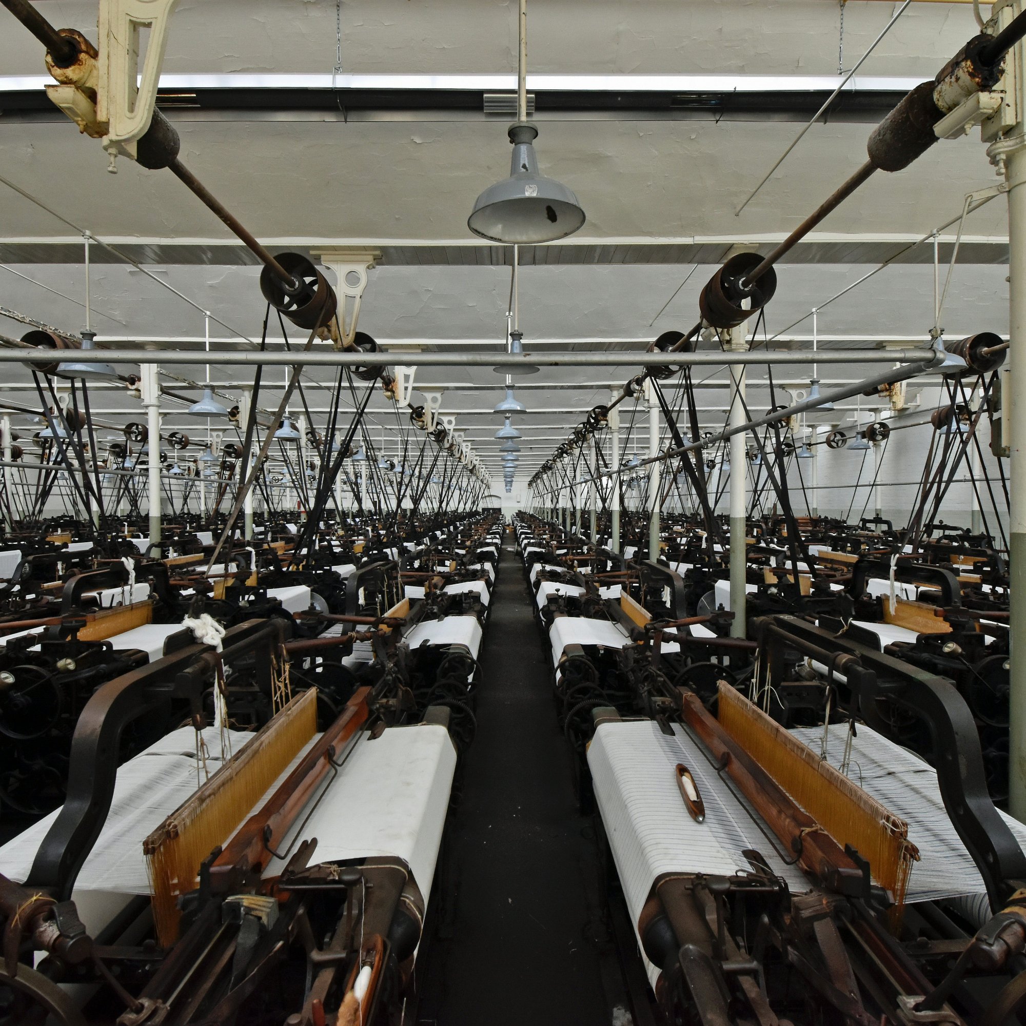 Historical textile mill hall — the origin of Boonaj's heritage in Narowal, Punjab